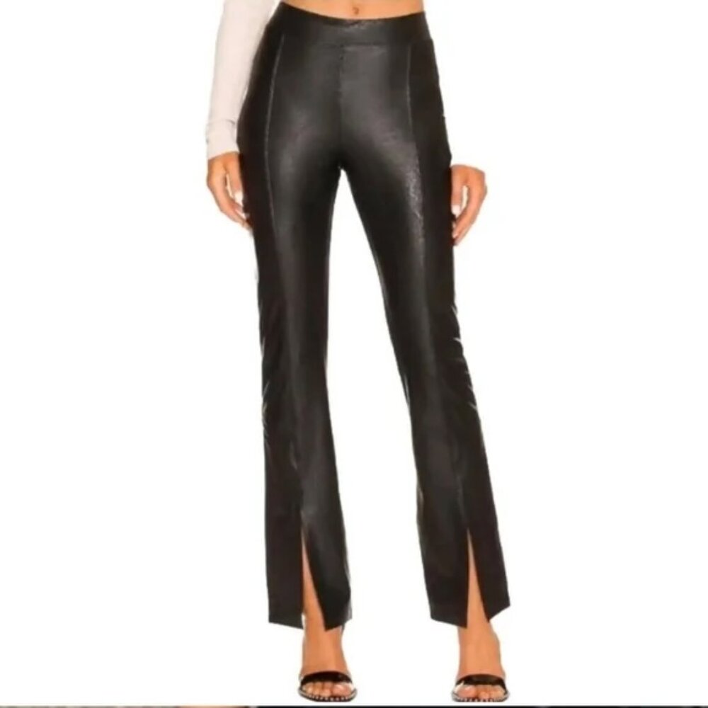 AFRM Black Faux Leather Pants